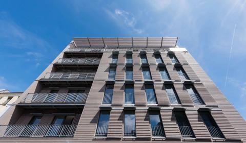 Résidence Giard à Montreuil, crédit photo © A003 Architecte - © Photographe Vincent Krieger Bâtiment réalisé entièrement en bois, à énergie passive