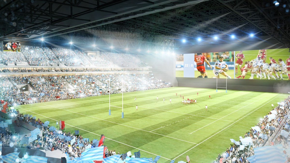 Modelisation 3D de la U Arena en Stade de foot
