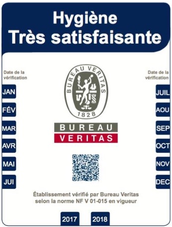 Logo de la certification Bureau Veritas Restauration